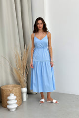 Gloris dress, sky blue